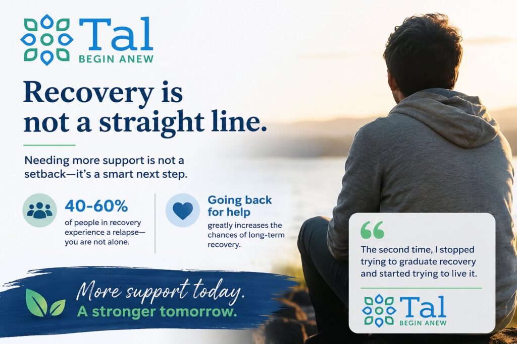 Choosing Between Different Levels of Support After Relapse